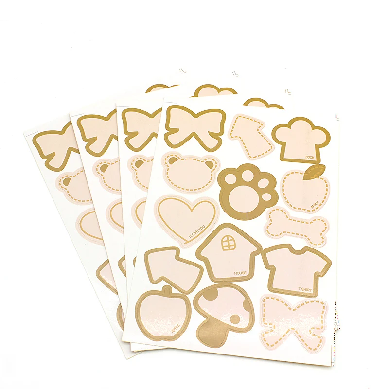 140 шт. пустые наклейки для рукоделия печенья торта подарка детской вечеринки|pcs