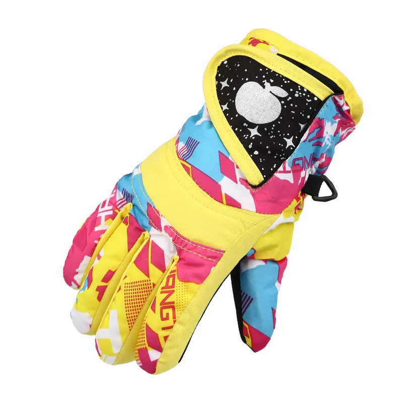

2019 Boys Girls Ski Gloves Windproof Waterproof Super Warm Kids Children Ski Gloves Outdoor Sport Wear Skiing Snowboard Gloves