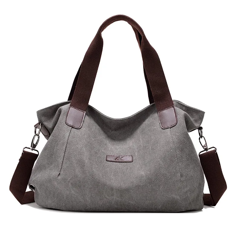 

2017 New Fashion Woman Canvas Bags Women Casual Shoulder Bag Large Capacity Hobos Bag Crossbody Bag Free Shipping