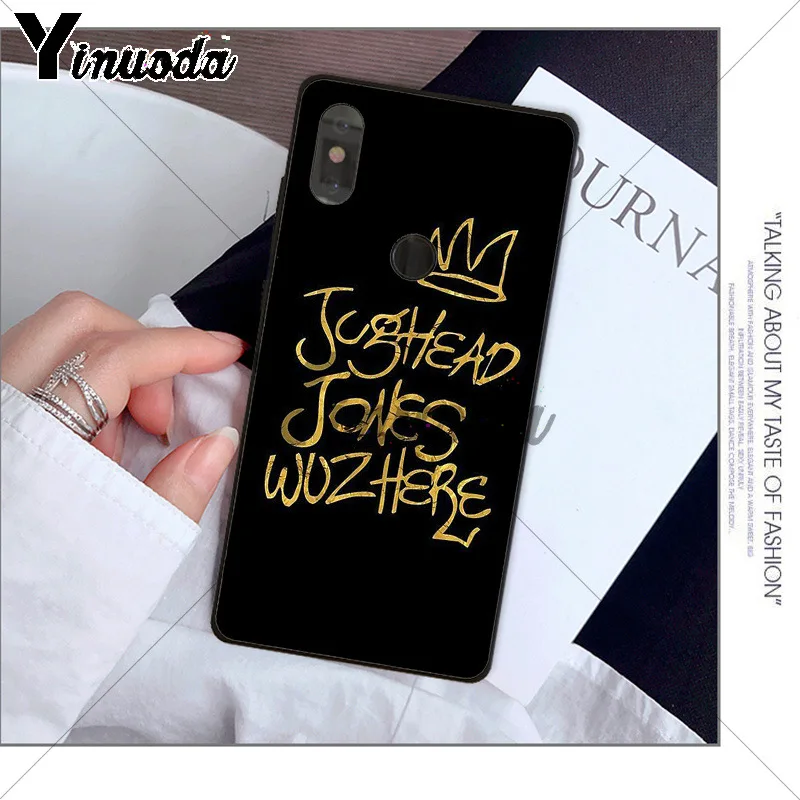 Yinuoda American tv riverdale Jughead Jones Black TPU Phone Cover for xiaomi mi 6 8 se note2 3 mix2 redmi 5 5plus note 4 | Мобильные