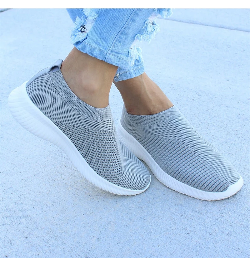 Женская обувь; Прямая с фабрики; женские кроссовки Flyknit; большие размеры; спортивная обувь на плоской подошве; женская повседневная обувь; кроссовки для прогулок