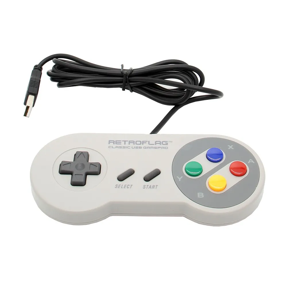 Игровой контроллер Retroflag SUPERPi/NESPi, без драйвера, 12 клавиш, USB ручка, геймпад для малины/WINDOWS/MAC/Linux