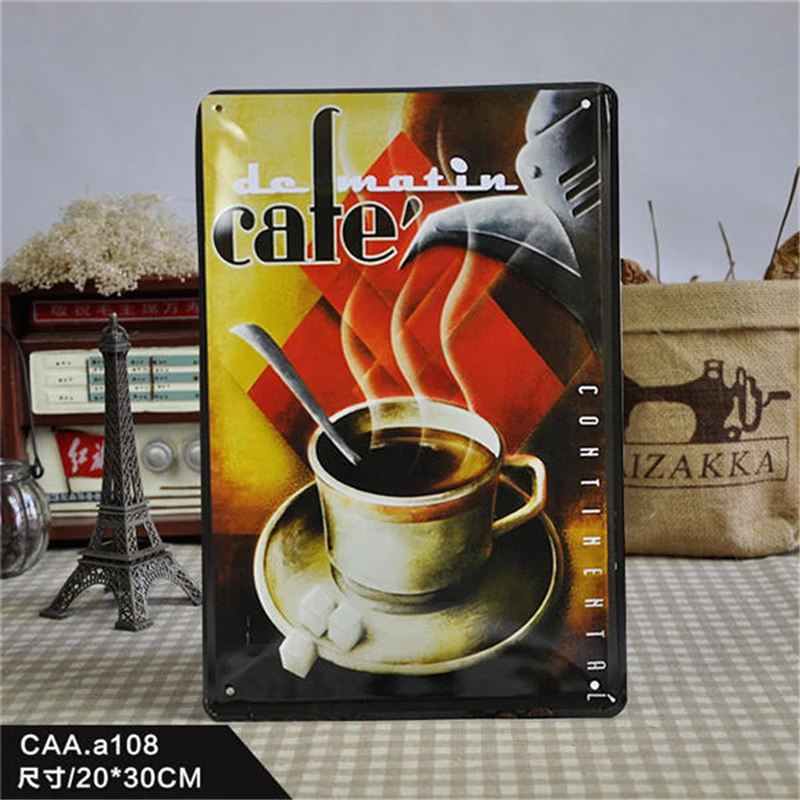 Кафе бар кофейное меню декор для чая по всем причинам металлические вывески