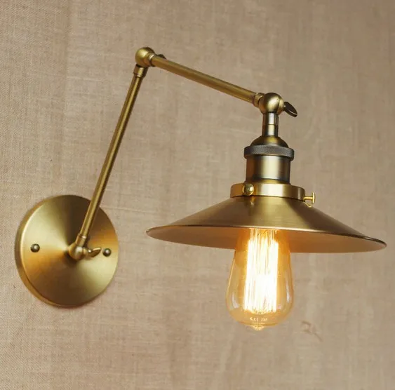 Retro Loft Edison Wall Sconce with Long Arm - Vintage Wall Light Fixtures - Industrial Wall Lamp for Home Lighting image 5