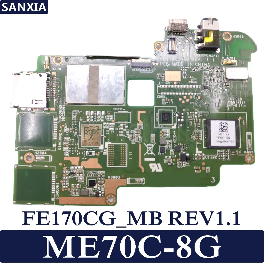 

KEFU FE170CG Tablet motherboard for ASUS ME70C Test original mainboard 8G