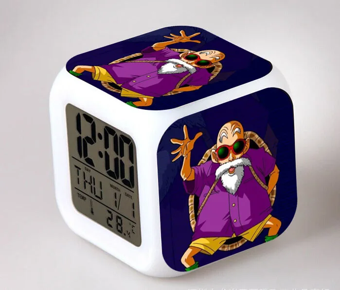 22 Аниме фигурки Dragon Ball z светодиодный цветной сенсорный светильник Супер Saiyan God супер Гоку Вегета будильник ПВХ Супер Figma детские игрушки - Цвет: 22