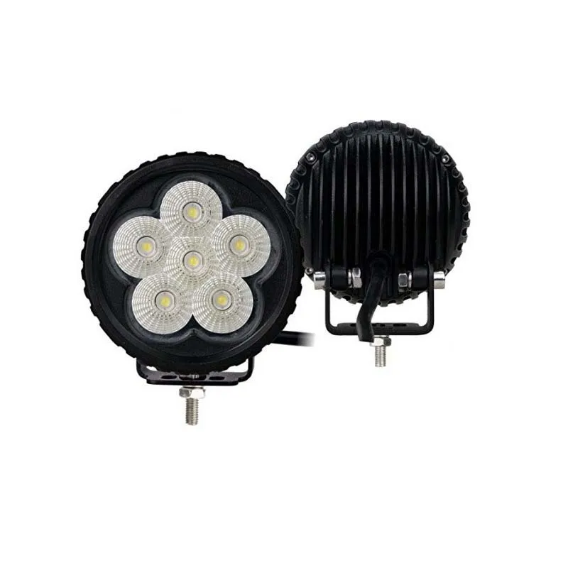 Универсальный 18 Вт 6LED круглый прожектор Автомобильные фары точечный