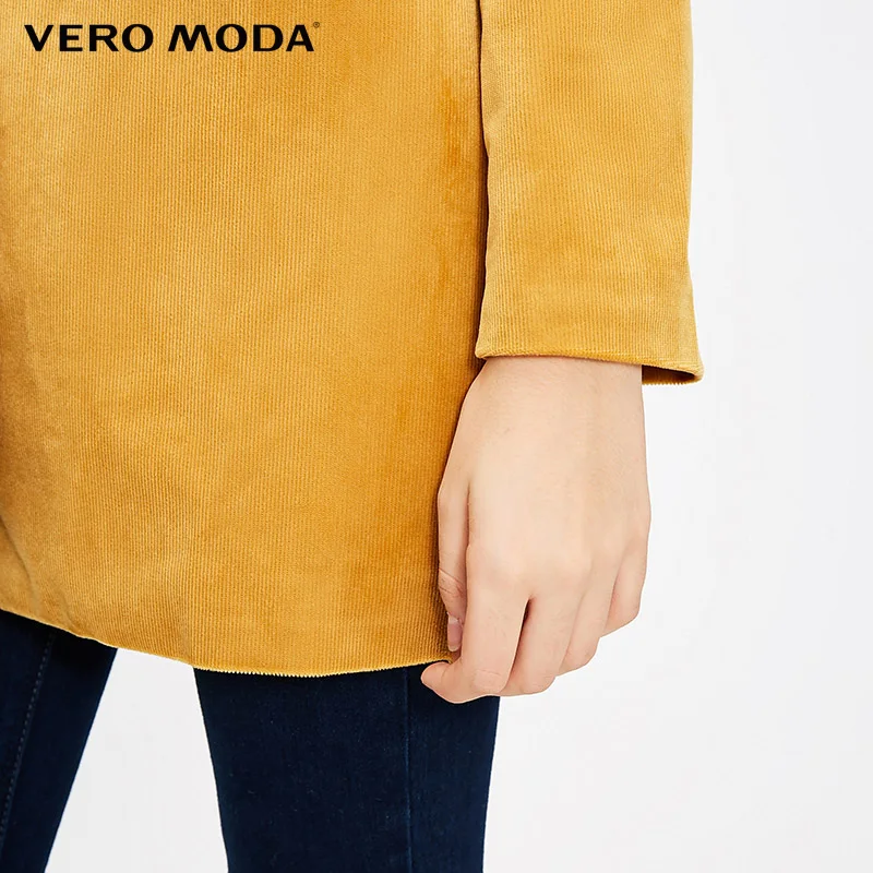 Свободное пальто с отложным воротником и длинными рукавами Vero Moda куртки |