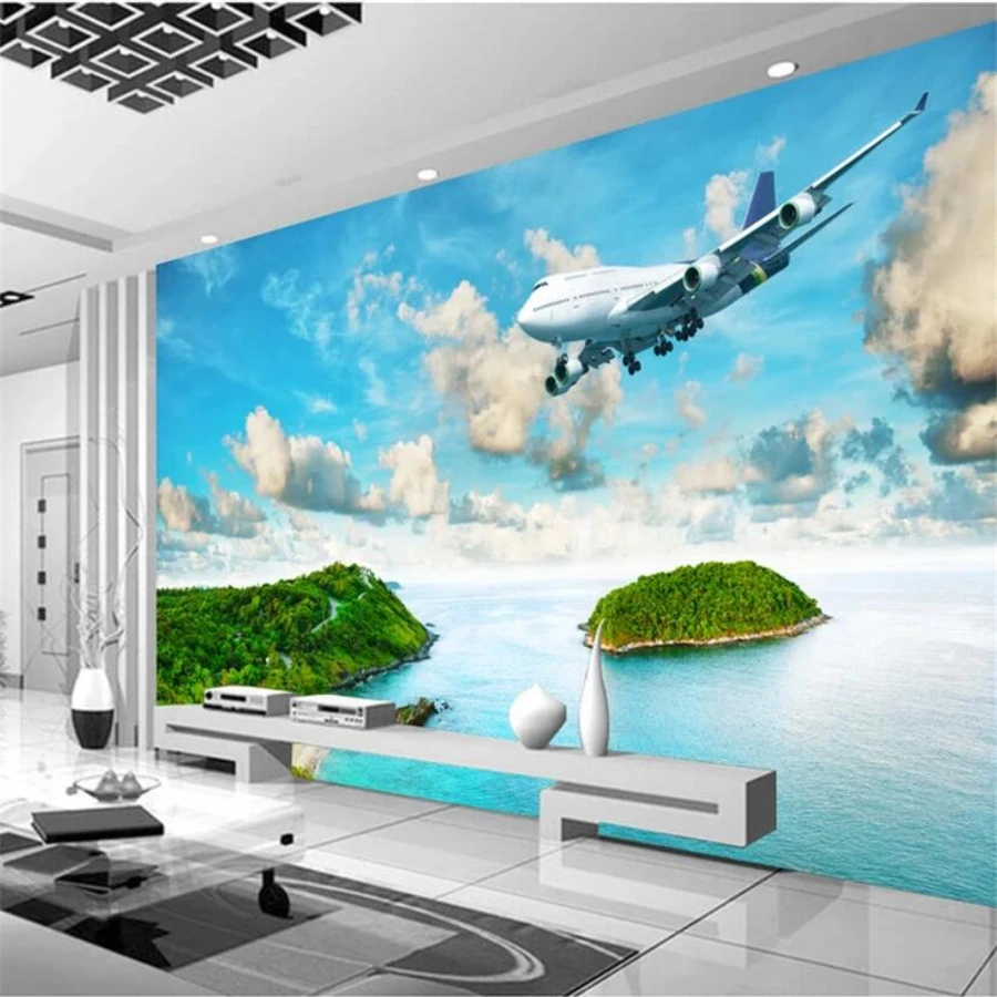3D обои beibehang на заказ Настенные с изображением морского острова тропического