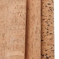 lychee life 21x29cm a4 soft cork pu fabric high quality wood grain synthetic leather diy material for handbag belts garments
