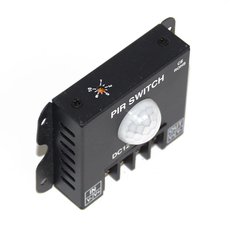 

High Quality led PIR controller DC 12V/24V 30a Body Infrared PIR Motion Sensor Switch For LED Light Strip Automatic