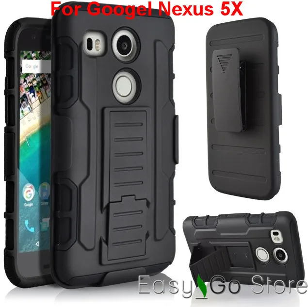 50 шт. бронированный чехол для LG Google Nexus 5X 6P ударный гибридный с зажимом ремня