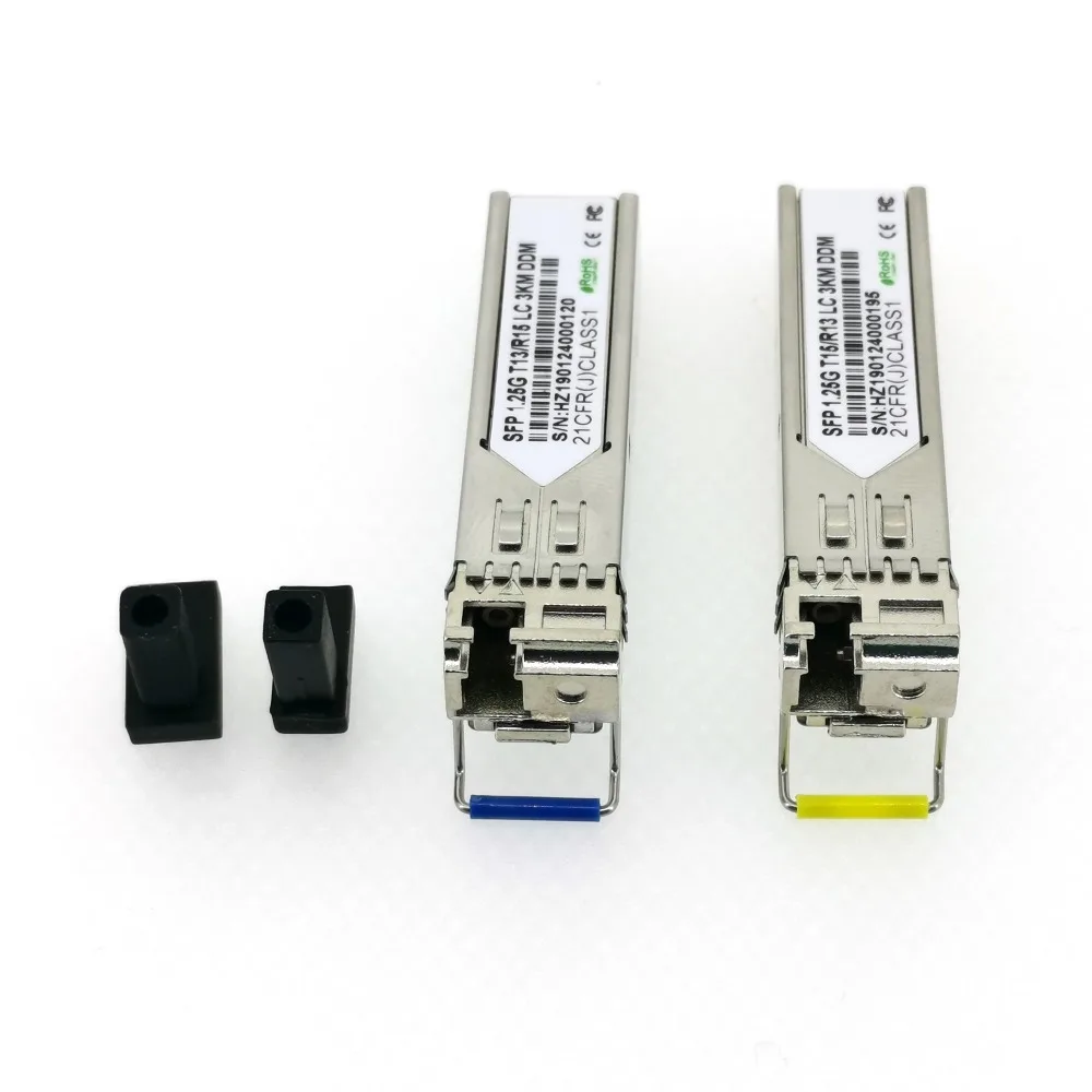 5 пар GIBC SFP LC 1 25 3 км волокно sfp горячий подключенный модуль BiDi 1310 нм/1550 нм WDM