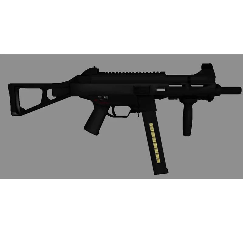 DIY 1:1 HK UMP 45 Sub пулемет Бумажная модель Сборка ручной работы 3D игра-головоломка детская игрушка