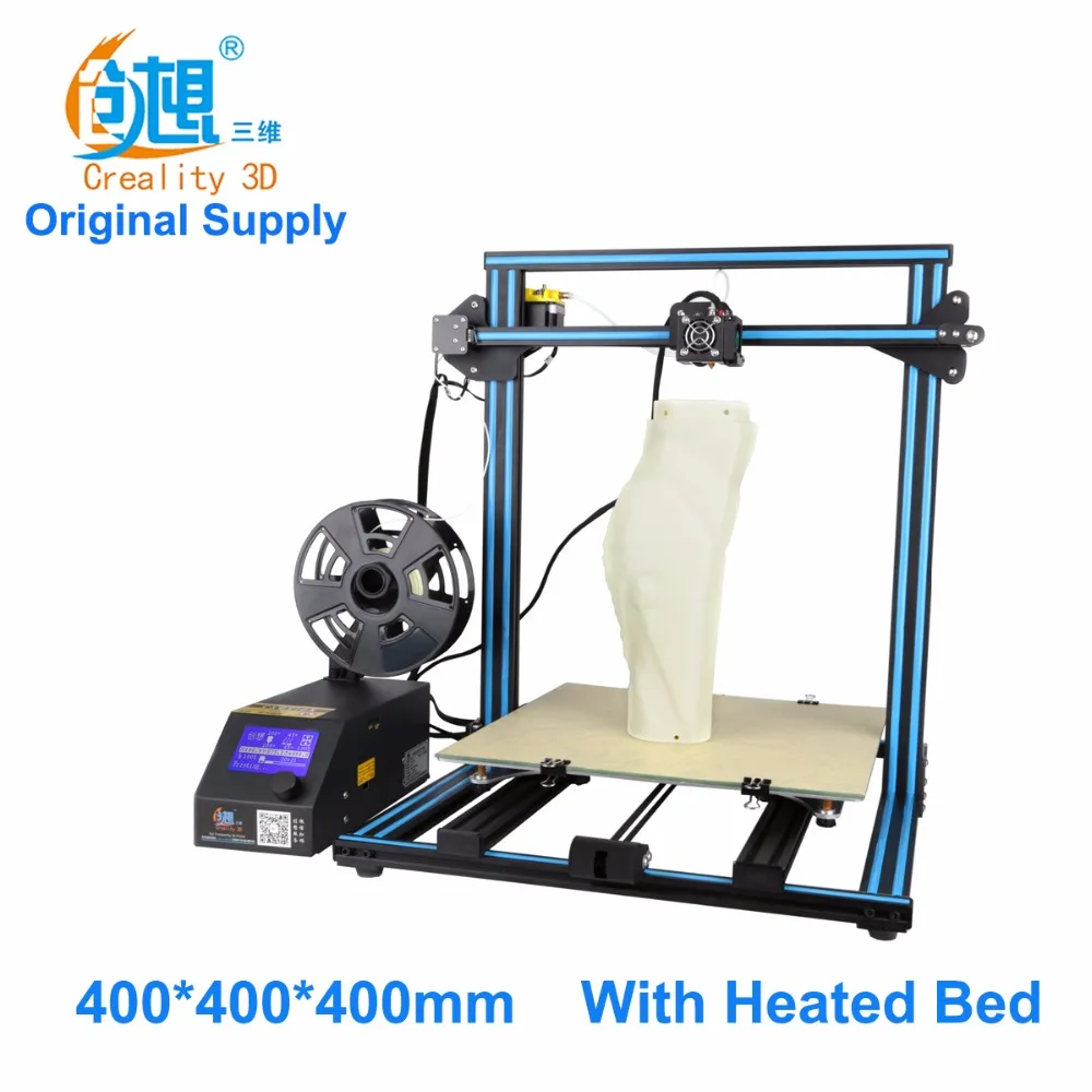 Creality CR-10-plus большой размер печати DIY настольный 3d принтер печать различные нити с подогревом кровать