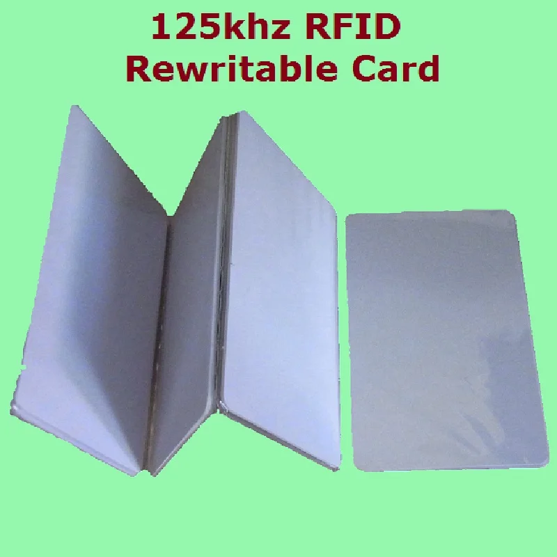 50 шт./лот Бесконтактный контроль доступа RFID 125 кГц перезаписываемые смарт карты