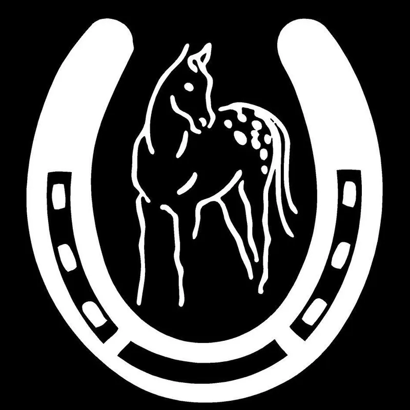 12 6 см * 13 Аппалуза Жокейская обувь пони Colt модные авто Стайлинг автомобиля стикер