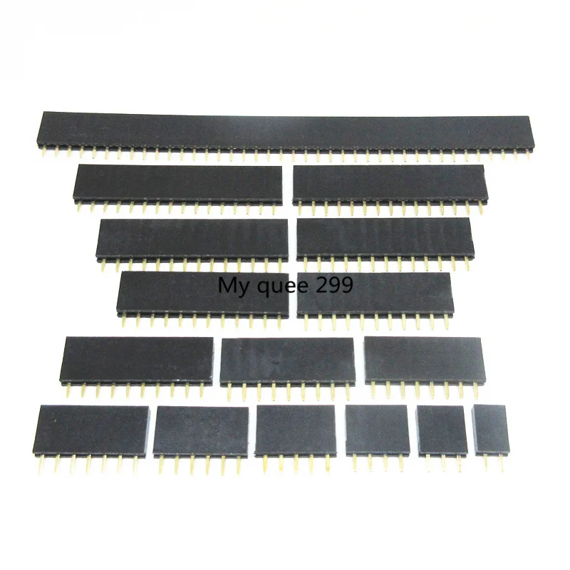 Бесплатная доставка шт./лот Однорядный гнездовой разъем 2 54 мм штыревой мама