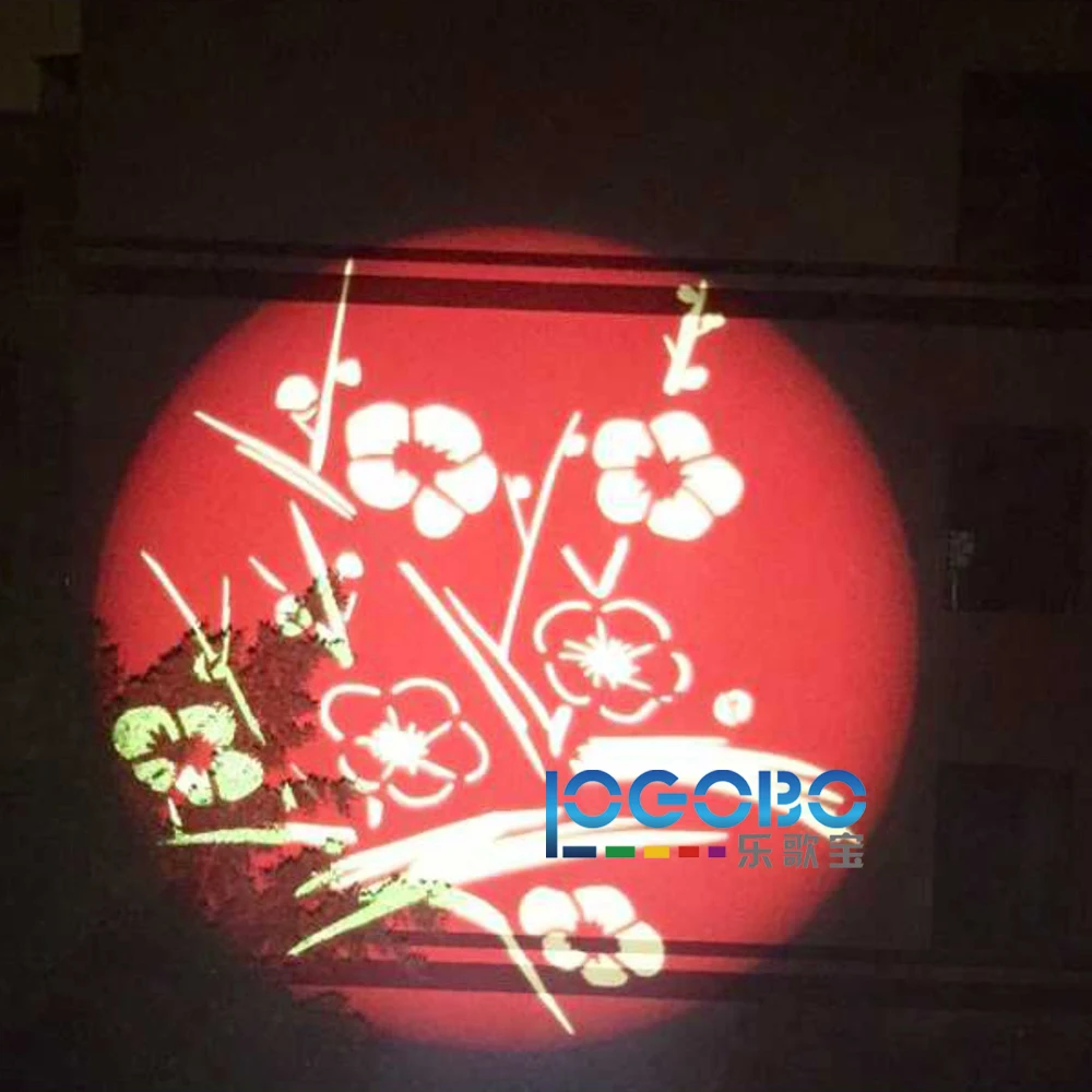 Супер яркий 100 Вт светодиодный проектор Gobo 8500 люменов проекты 20-40 м в темноте окружающие рекламные вывески логотипа изображения вращающиеся продукты