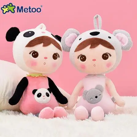 49cm kawaii peluche ripiene animali Cartoon giocattoli per bambini per ragazze bambini compleanno regalo di natale Keppel Panda Baby Metoo Doll