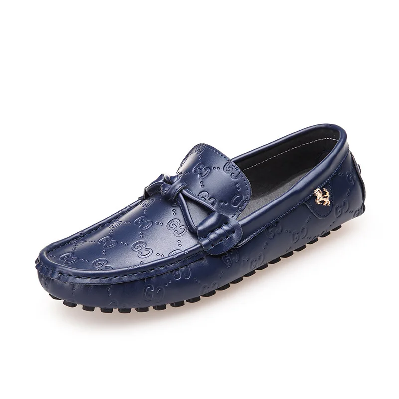 DADIJIER 2018 Brand Spring Summer New Peas Shoes Men's Leather Driving British Breathable Casual JH147 | Обувь