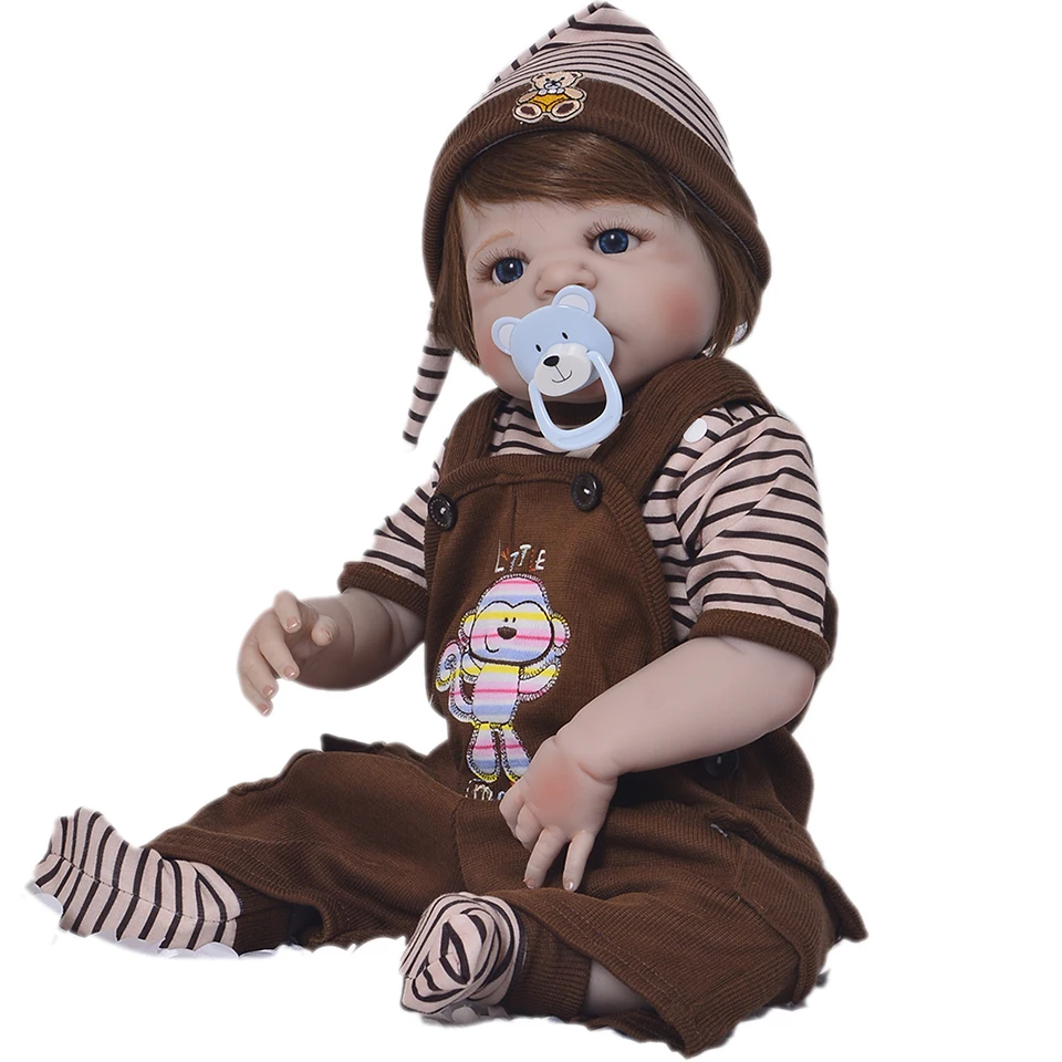 Кукла реборн силиконовая модная Кукла-игрушка для новорожденных супермаленькая