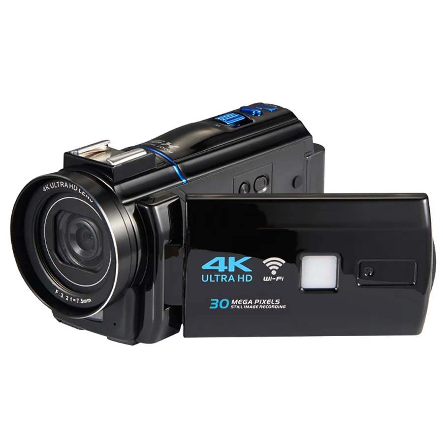 

Winait Super 4K digital video camera with 3.0'' touch display and 16x digital zoom video camcorder