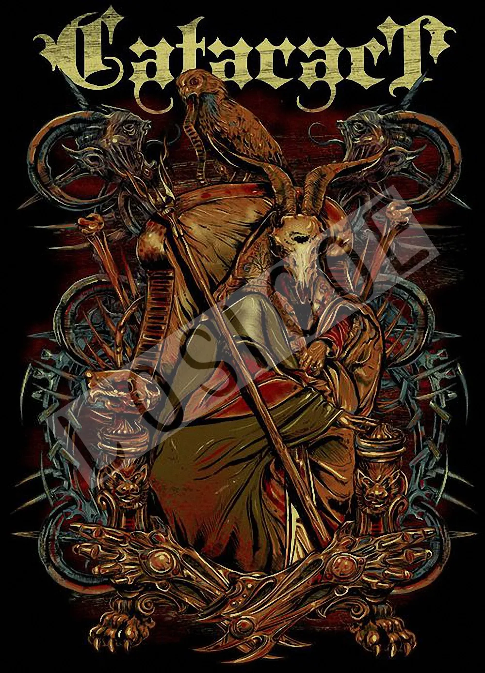 30X42 см gig poster | Thrash Metal Poster череп Heavy Dope Рок н ролл винтажный Kraft Paper Настенный