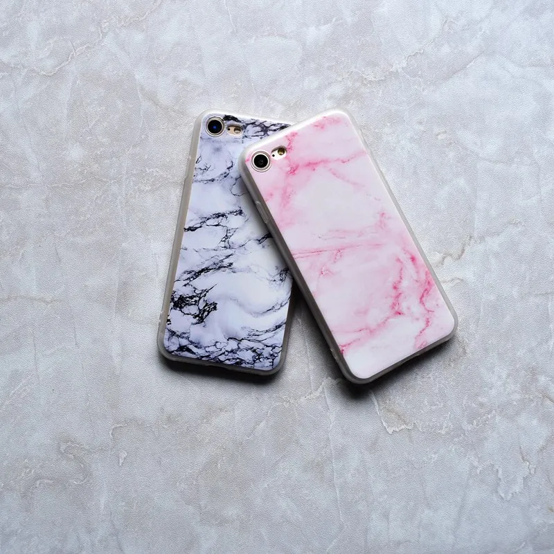 Горячий Мраморный Камень Шаблон мягкий силиконовый Чехол Для iPhone 6 Крышка iphone S