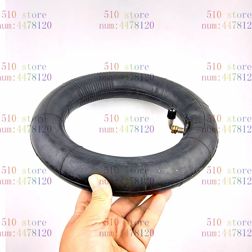Внутренняя трубка 10x2 10X2,50 10x2,5 трубка Innertube с изогнутым клапаном для детских колясок, скутер 10 дюймов