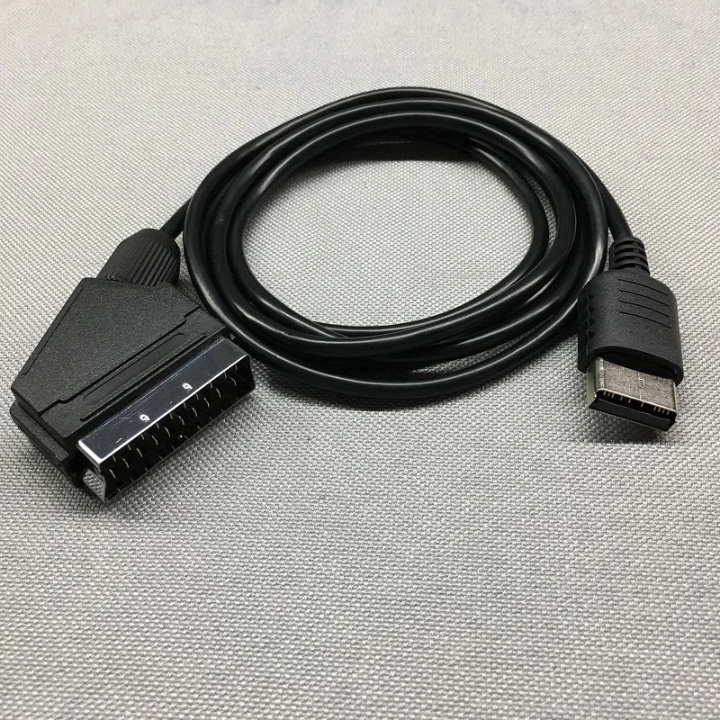 FZQWEG 10 шт. Scart видео соединительный кабель 6 футов реальный RGB провод проводной AV