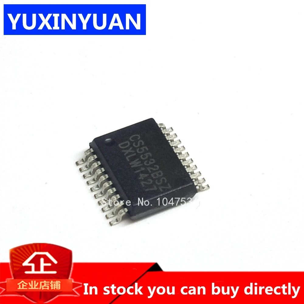 5 шт. CS5532BSZ CS5532BS CS5532 IC ADC 24BIT 2CH W/LNA 20ssop | Электронные компоненты и принадлежности