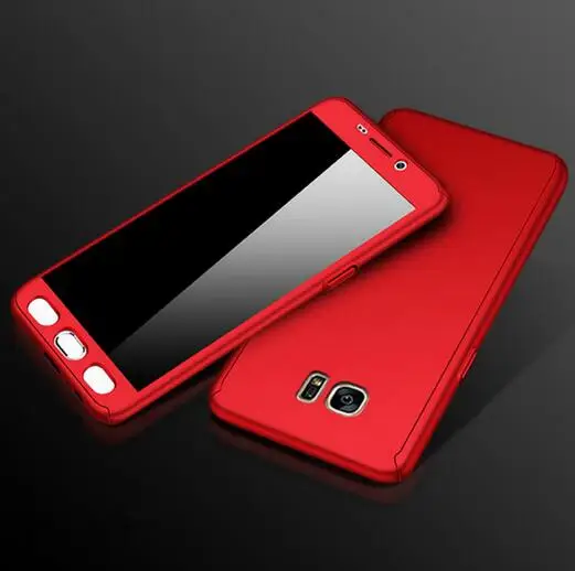 Чехлы из поликарбоната с полным покрытием на 360 градусов для Samsung Galaxy J4 J6 A6 A8 Plus 2018