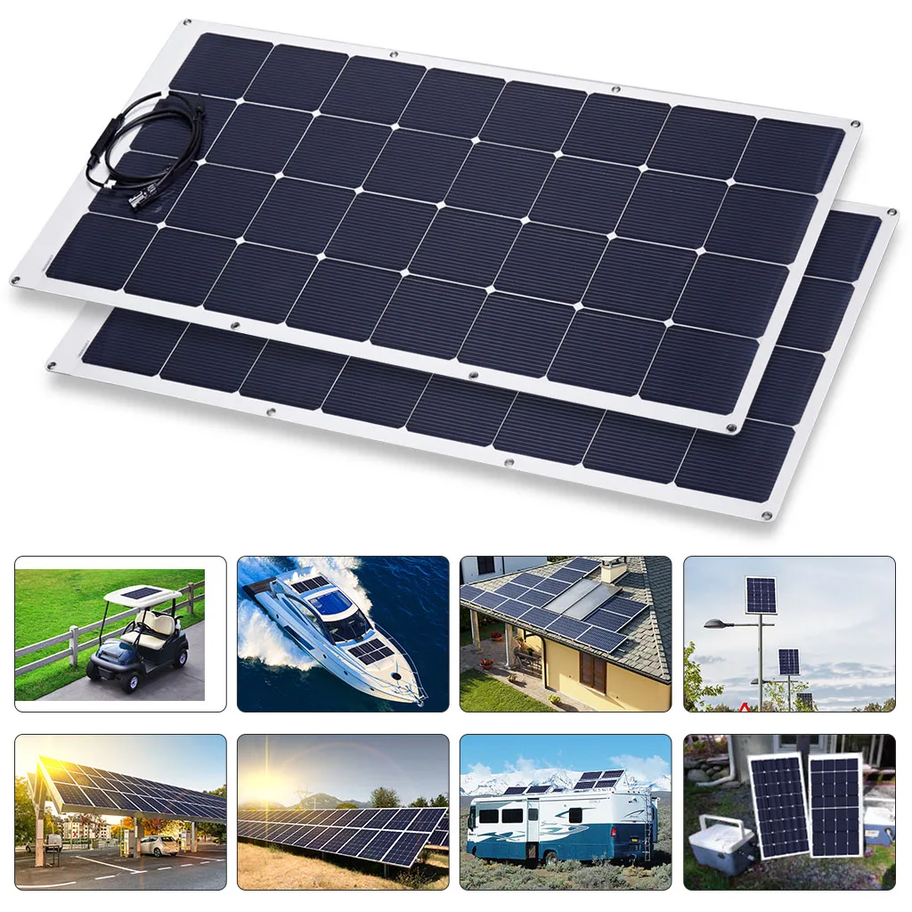 Suaoki 150 Вт портативное полугибкое солнечное зарядное устройство 17 20 в 8 10.7A