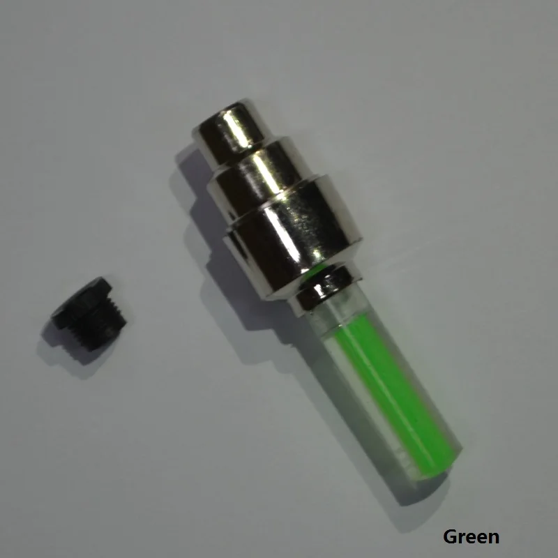 Горячая велосипедная шина клапан колеса неоновый Светлячок спица светодиодный