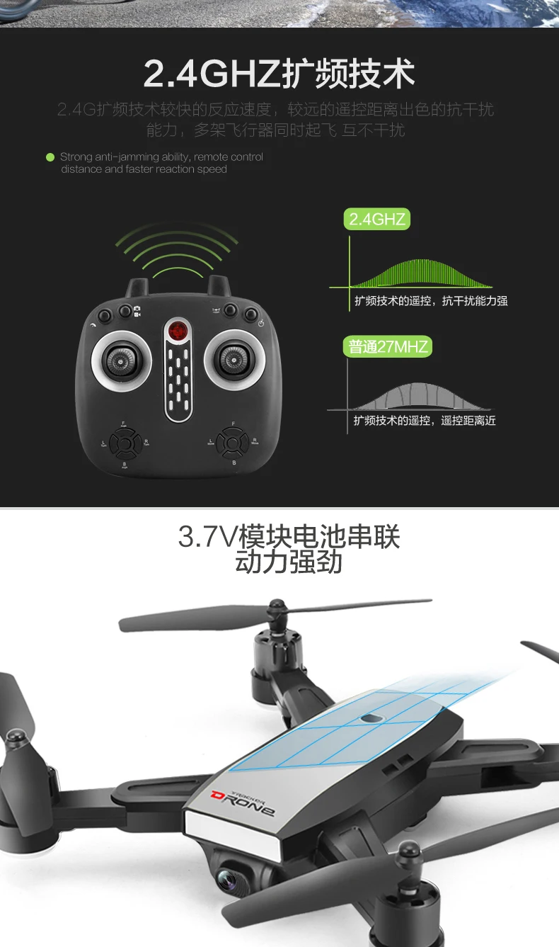 OTPRO RC Дрон X28W мини складной селфи Дрон с Wi-Fi FPV 0.3MP или 2MP камерой gps удержание высоты Квадрокоптер VS X16 X4 XS809