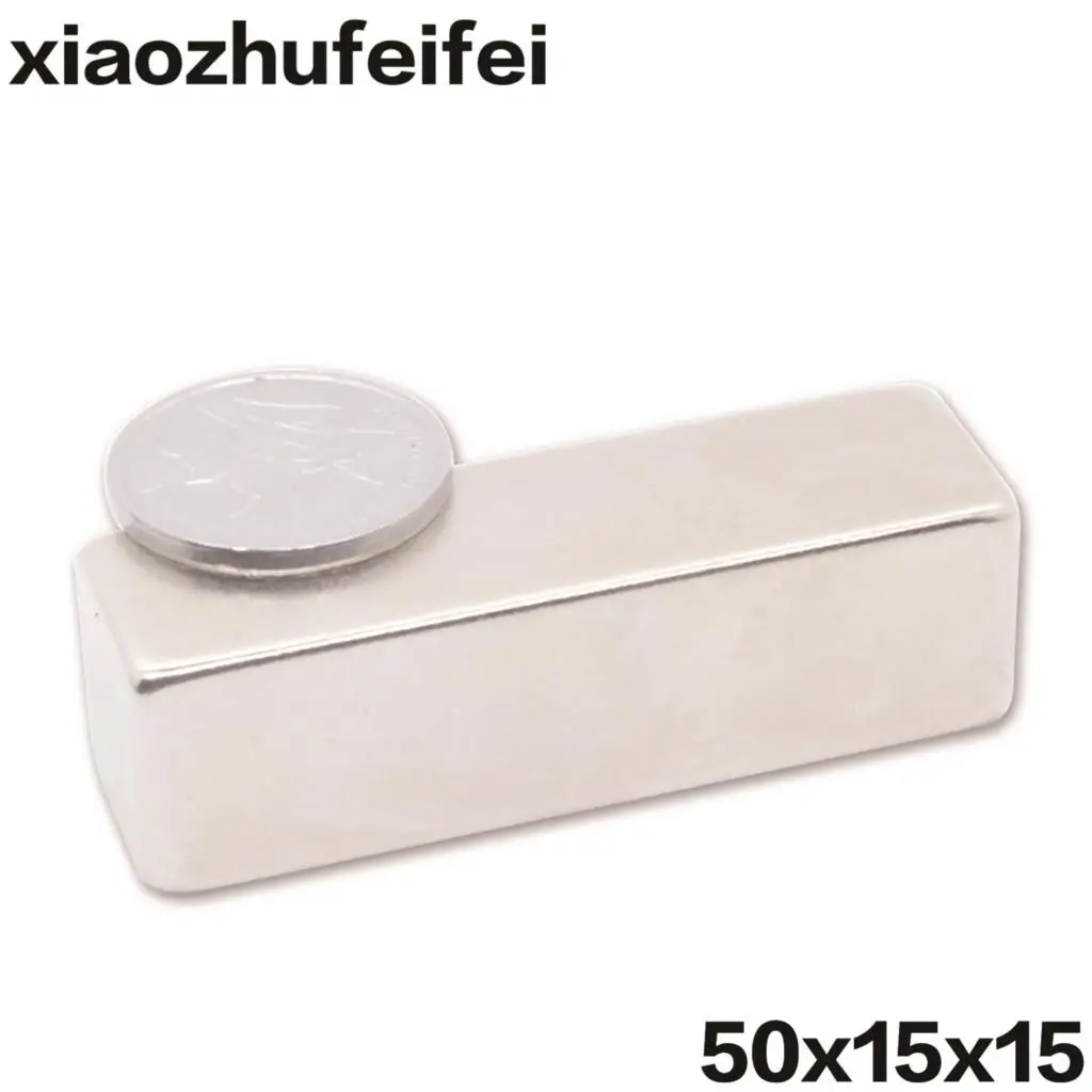 

10 шт., неодимовые магниты, 50x15x15 мм, 50x15 мм