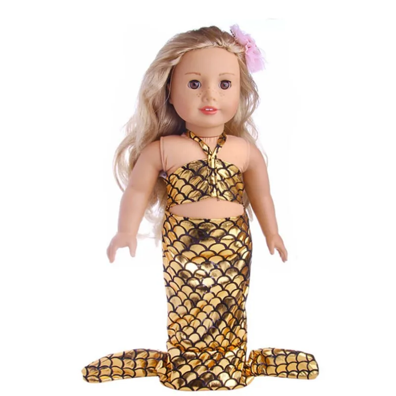 Q-57 Born Baby Doll Одежда подходит 18 дюймов 40-43 см кукла Русалка Одежда Аксессуары для ребенка подарок на день рождения - Цвет: Q-57