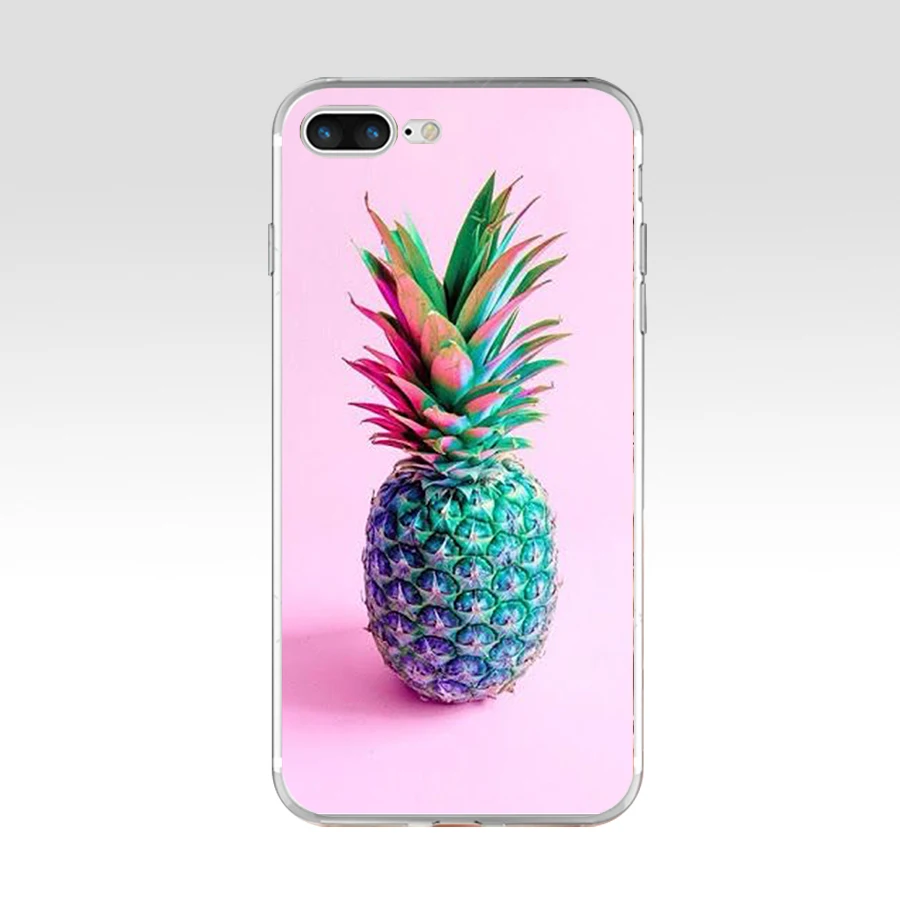 263FG розовый Ананасовый Мягкий ТПУ силиконовый чехол для Apple Iphone 5 6 6s 7 8 plus x xr xs