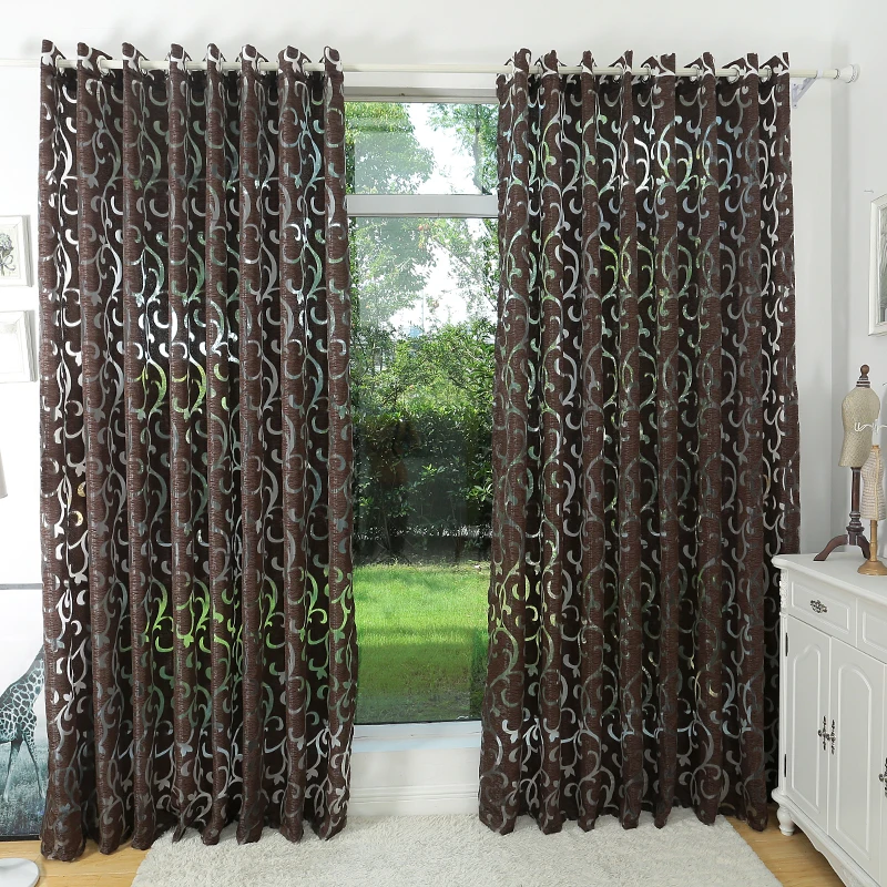 NAPEARL горячий стиль Готовые Жаккардовые полу-тени окна Decortaion шторы для гостиной