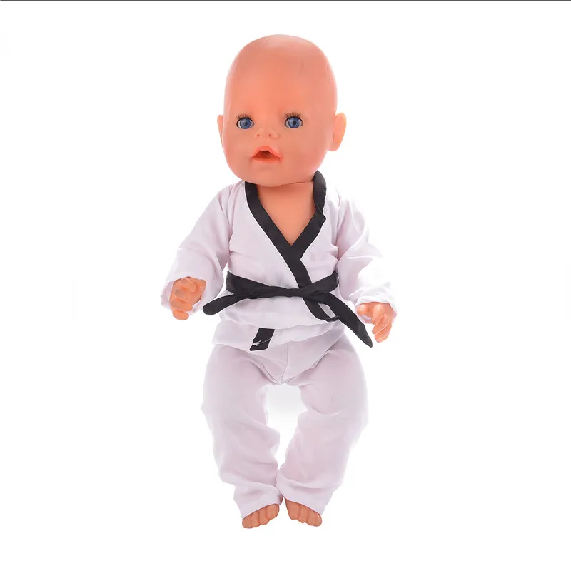 Новая модная одежда для куклы тхэквондо детей лучший подарок на день рождения