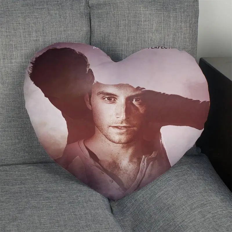 Custom Mans Zelmerlow Heart Shape Pillow Cover Zipper Pillowcase Wedding Home Office Decorative Size Best DIY Gift | Дом и сад
