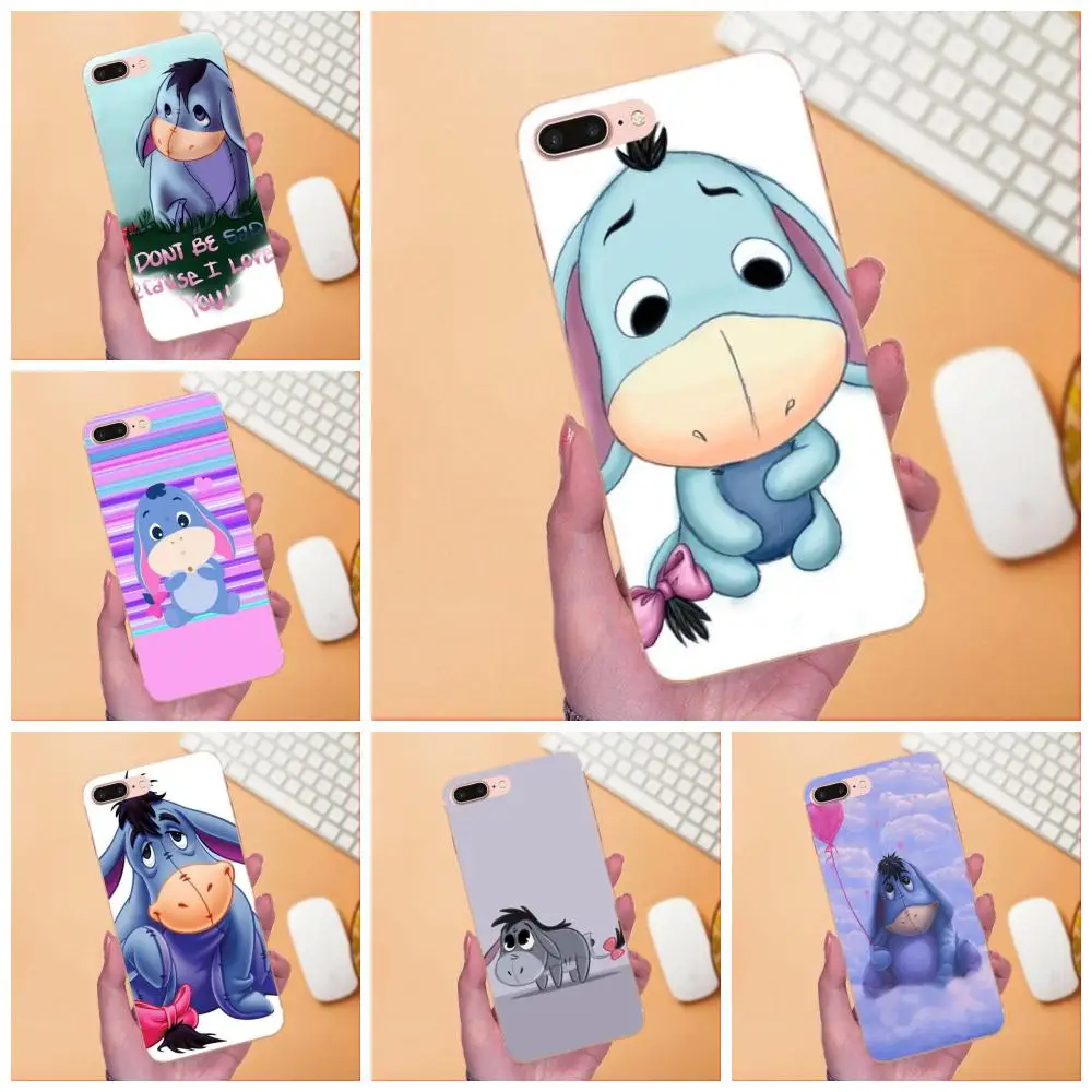Чехол для Huawei P8 P9 P10 P20 P30 Mate 7 8 9 10 20 Lite Plus Pro 2017 Baby Eeyore Ослик с новым