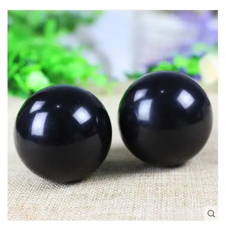 2 шт./лот натуральный Нефритовый камень массажный мяч для рук подвижные