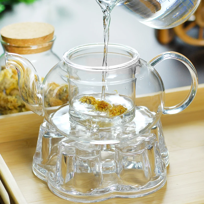 Китайский стеклянный чайник термостойкий 280 мл 600 800 1200 мл|teapot glass tea pot|teapot glassteapot
