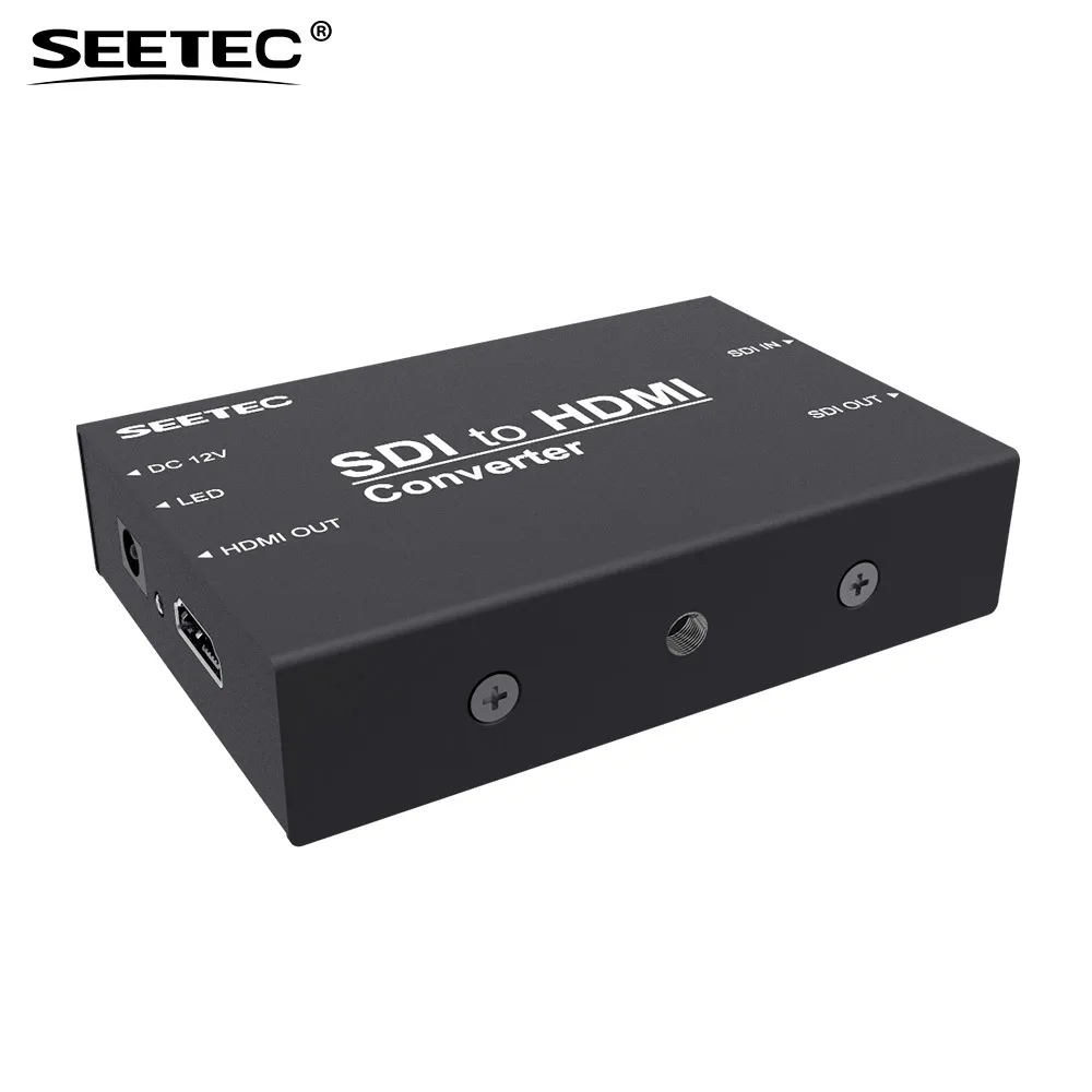 Конвертер Seetec вт hdmi черный преобразователь SDI тяжелый металлический корпус для
