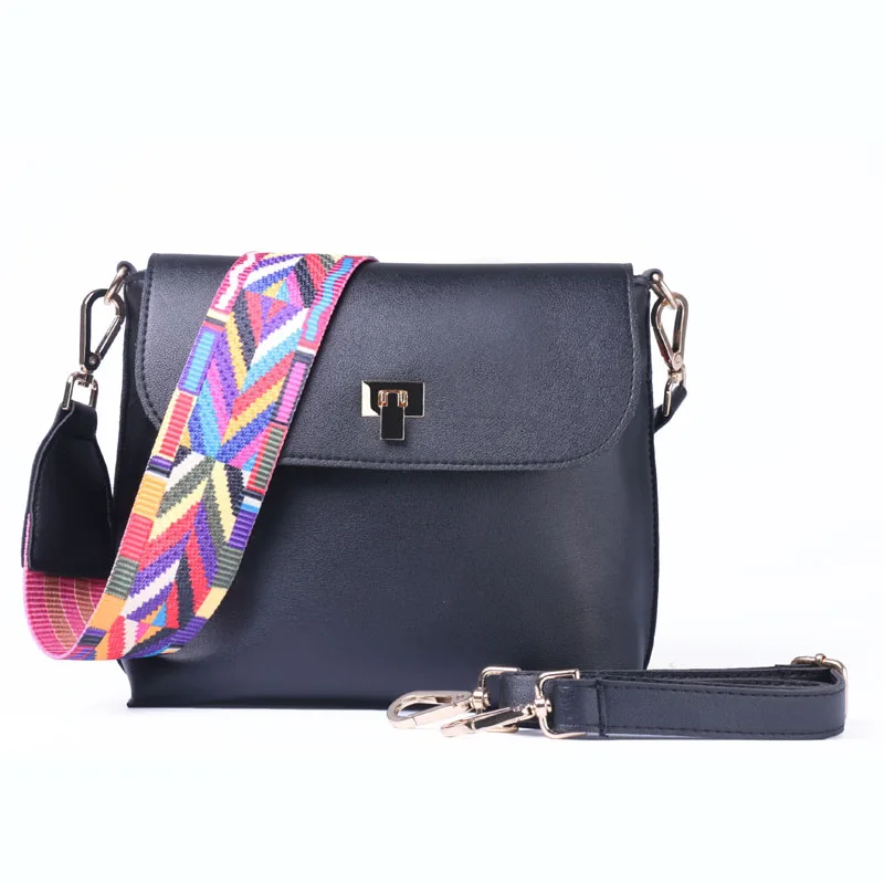 Лидер продаж женская кожаная мини сумка DAUNAVIA на плечо простая мессенджер через с