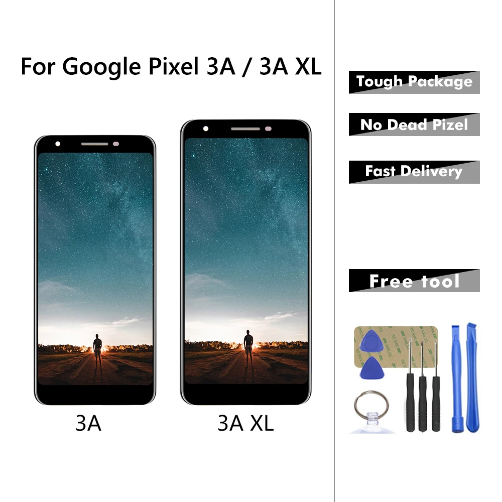 Активно матричные осид для Google Pixel 3A / XL ЖК дисплей Дисплей кодирующий