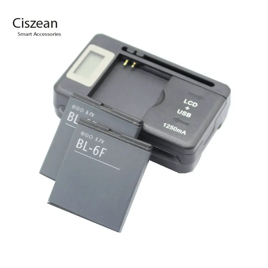 Ciszean 2x3 7 в 1200 мАч фотоаккумулятор для телефона + универсальное зарядное