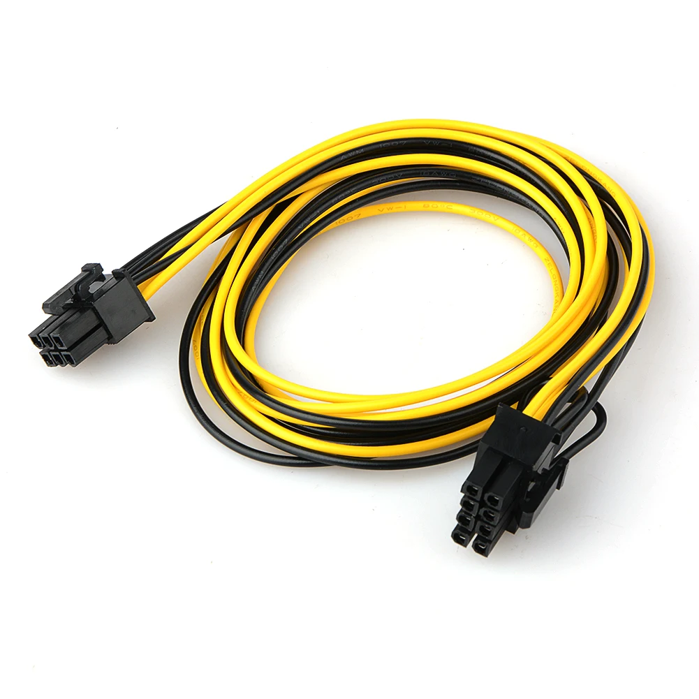 70 см 6 контактный разъем для 8 контактного (6 + 2) PCI Express кабель питания разъемов